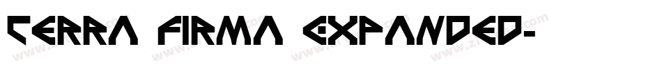 Terra Firma Expanded字体转换